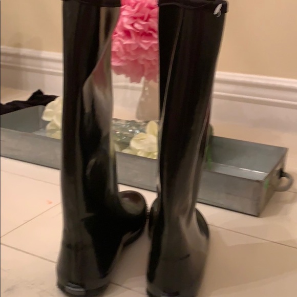 Black rain boots Size 6 brand new - Picture 3 of 5